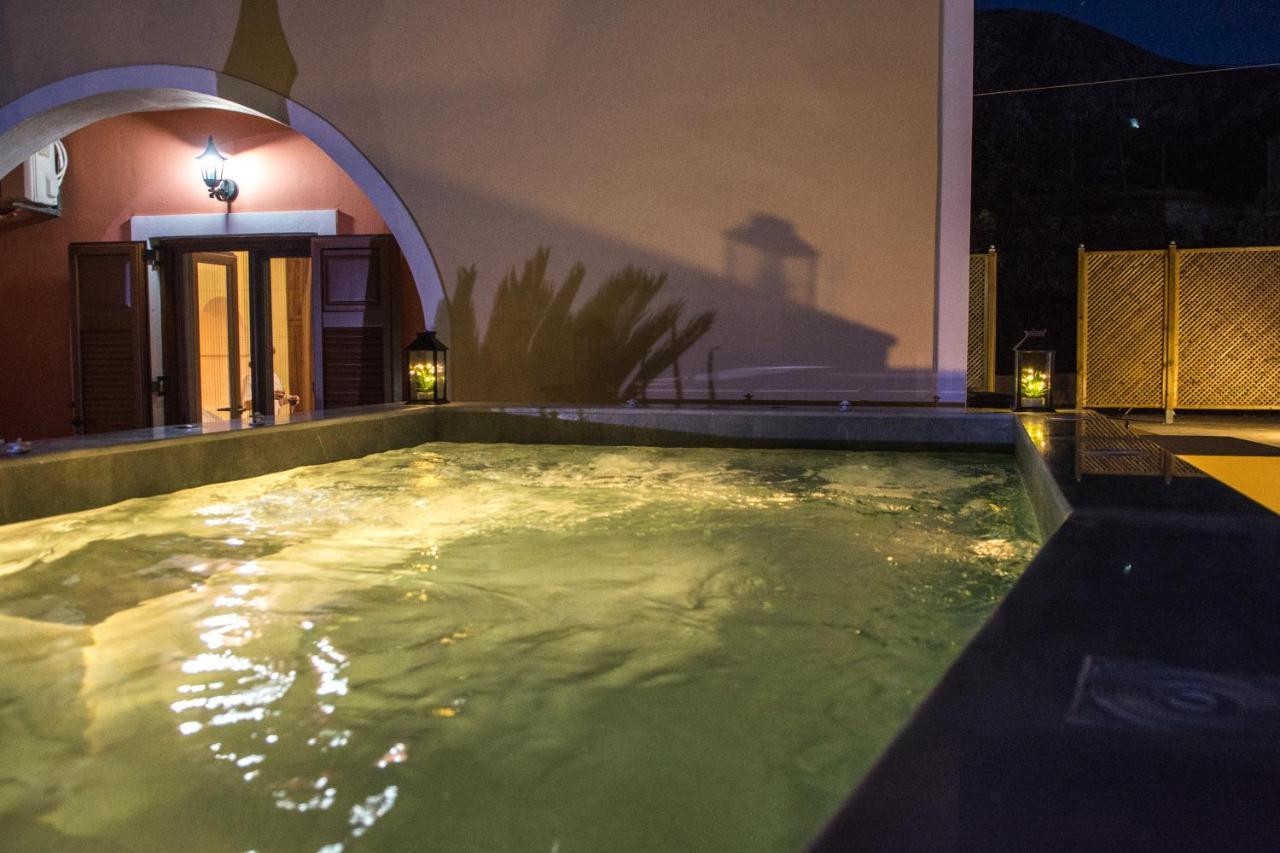Karpimo Vineyard Villa With Heated Pool Éxo Goniá Esterno foto